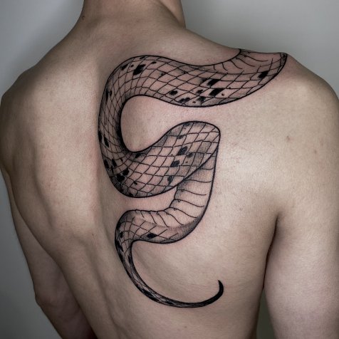 Татуировка змея