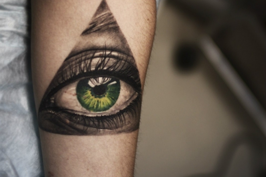 Татуировка всевидящее око: значение и фото