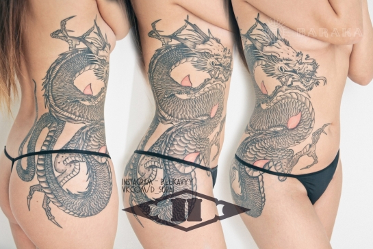 Татуировки драконов