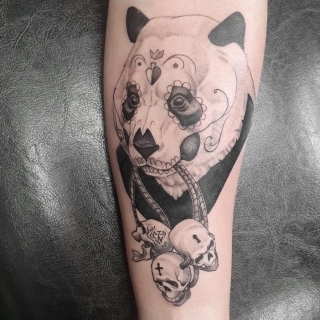 Татуировка панда