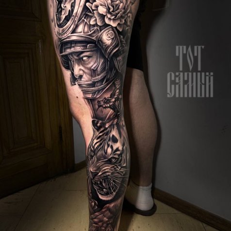 Татуировка в стиле тату реализм 