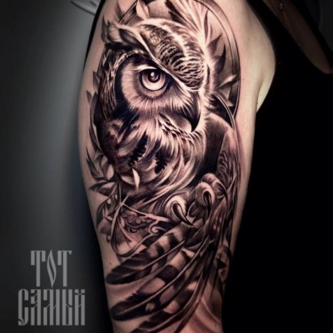 Татуировка в стиле тату реализм 